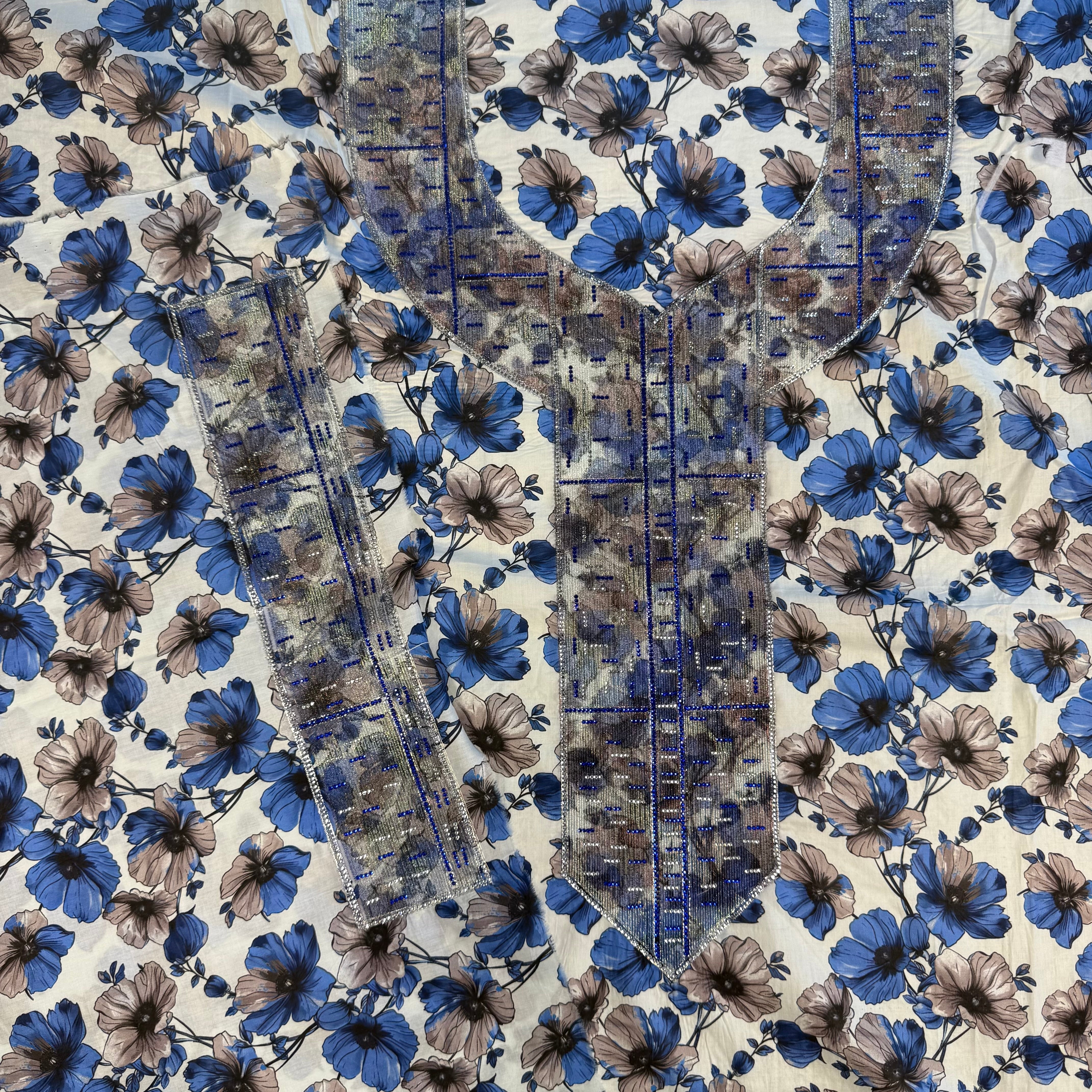 Laser-cut مخور with printed beaded design
