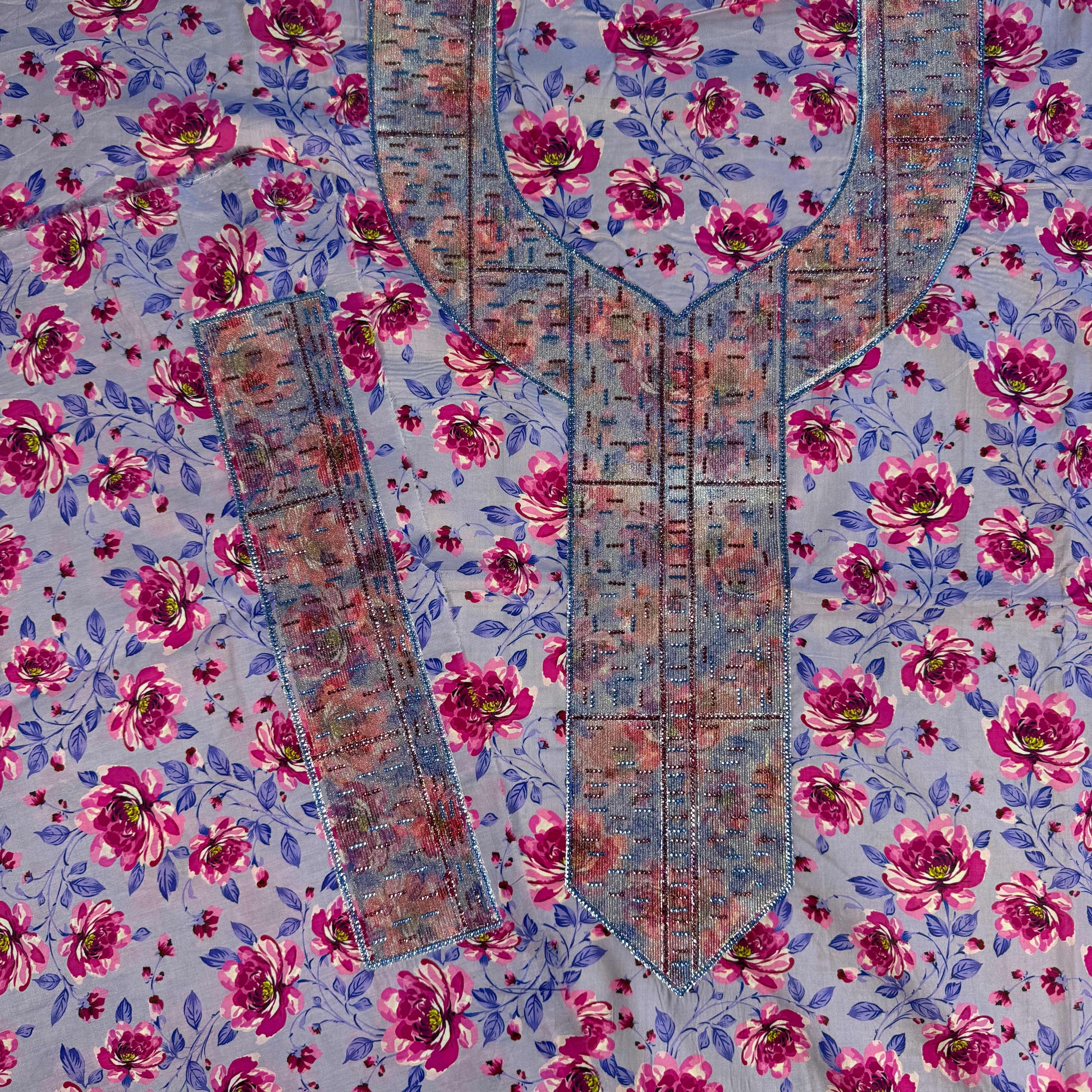 Laser-cut مخور with printed beaded design