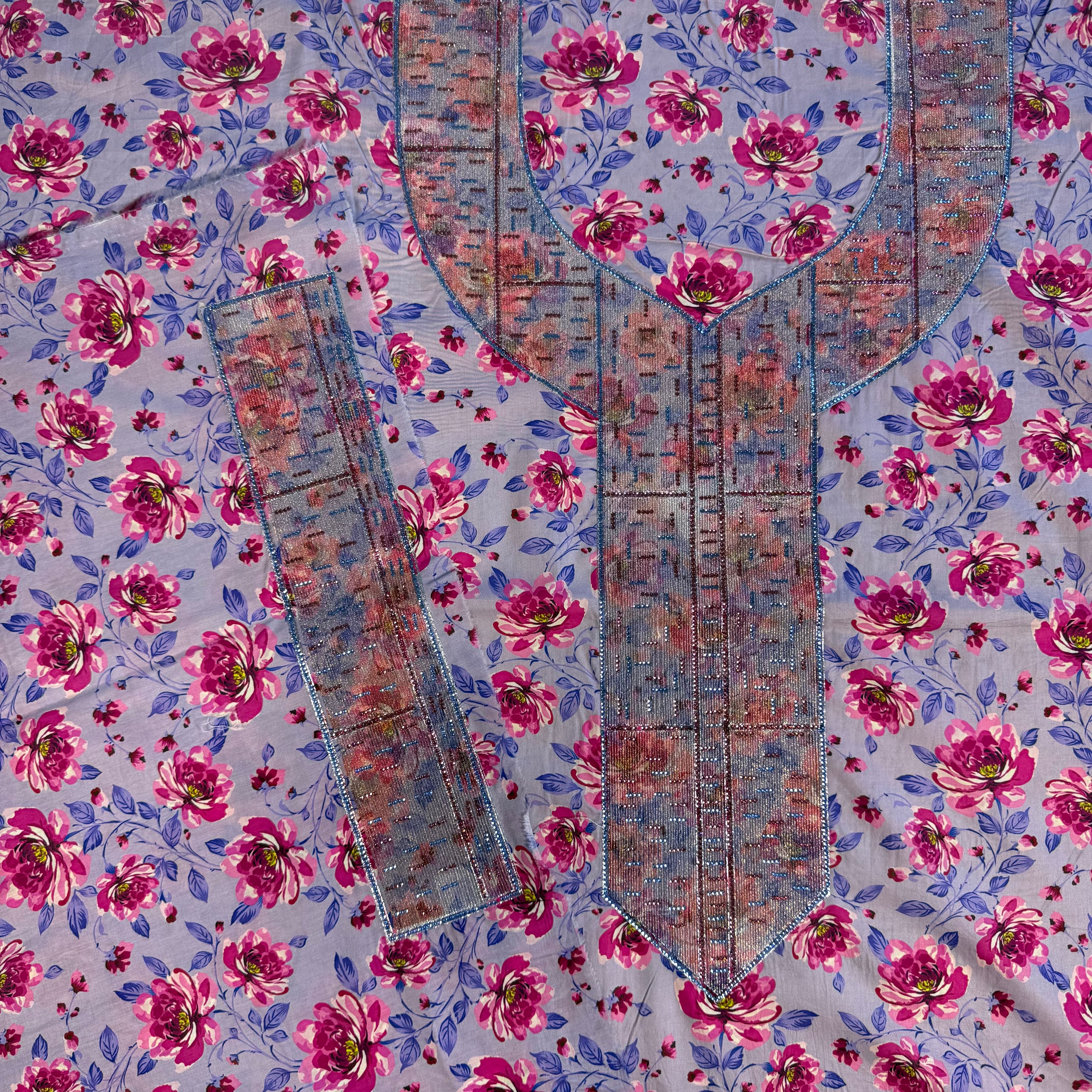 Laser-cut مخور with printed beaded design