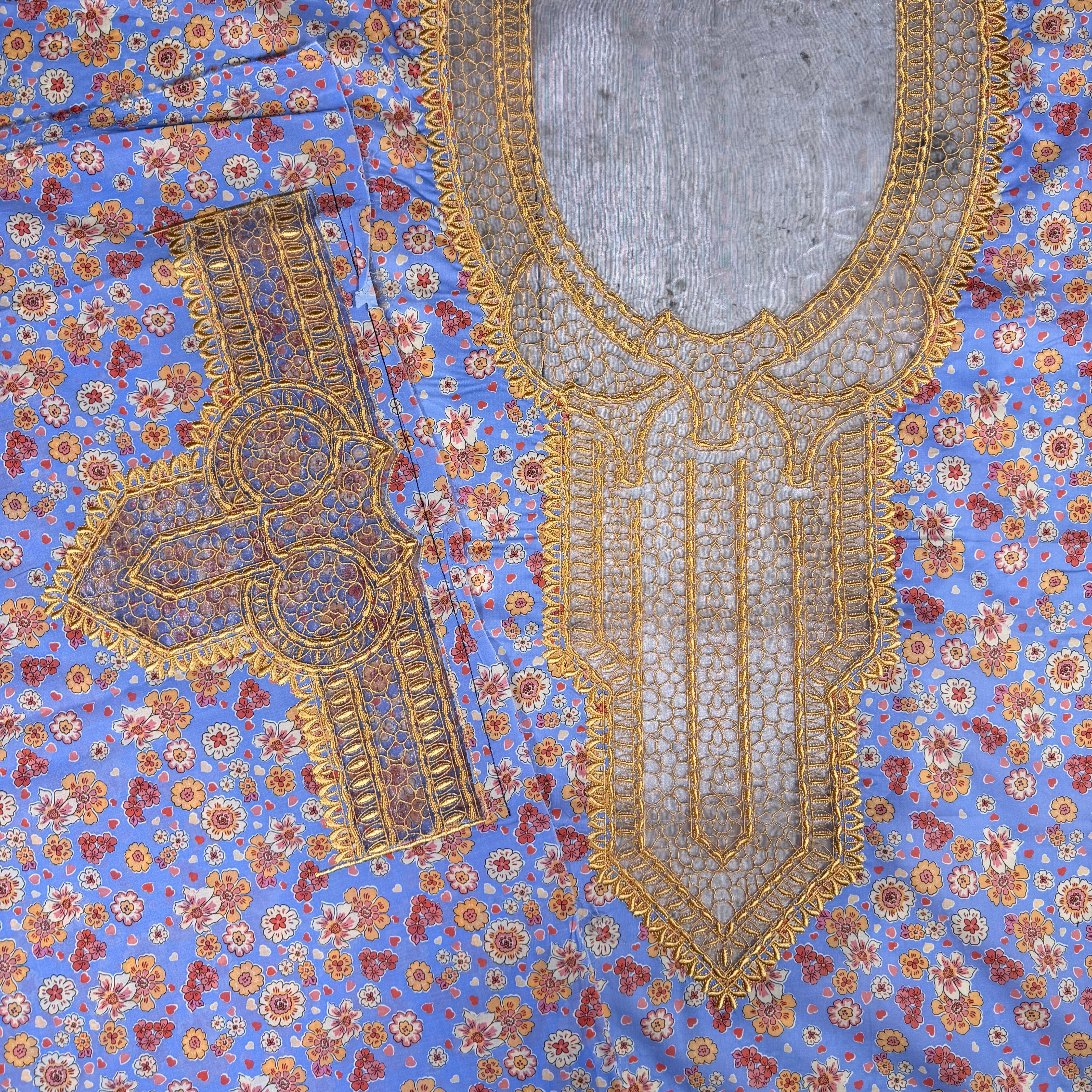 French Makhawar with Lace
