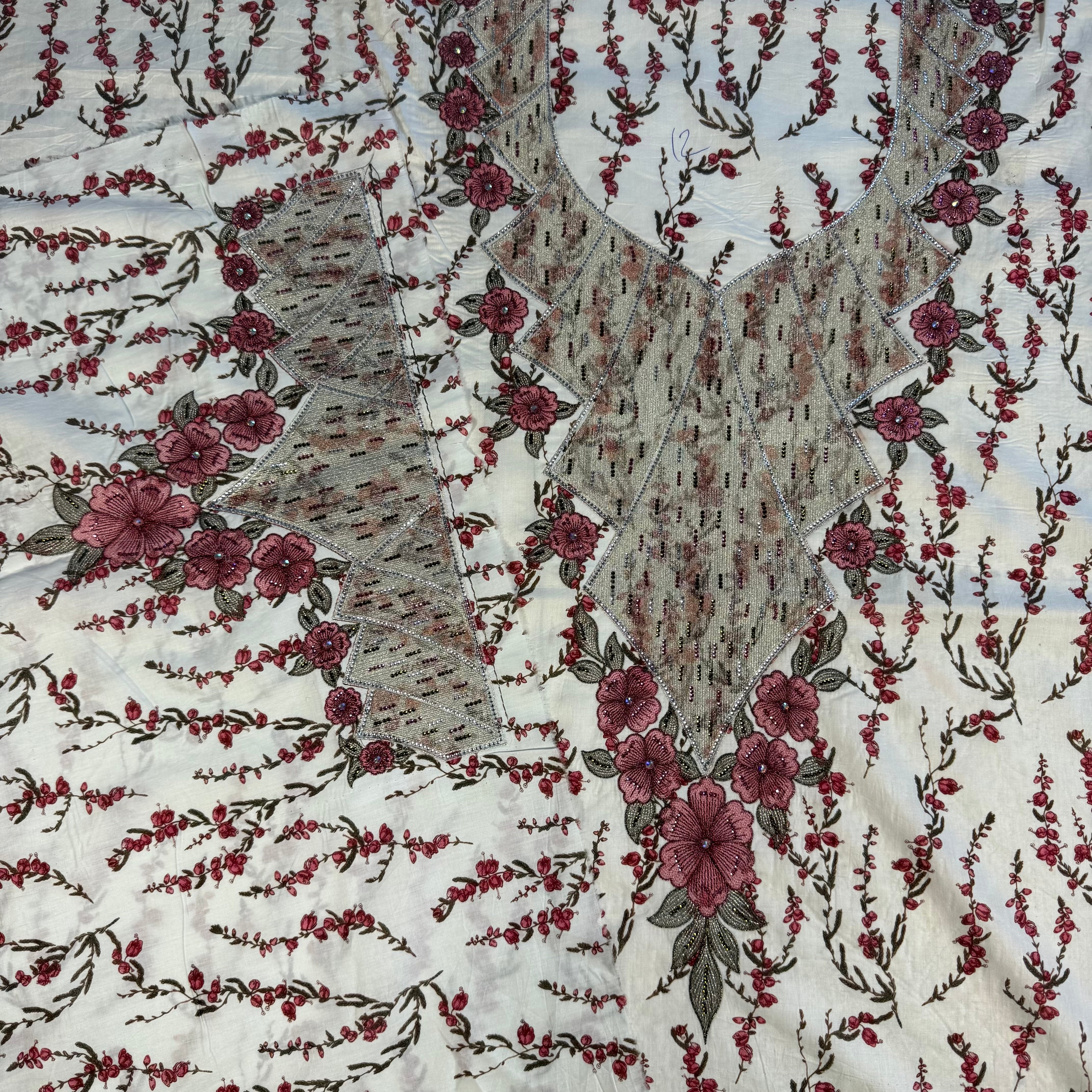 Laser-cut مخور with stone embellishments and print