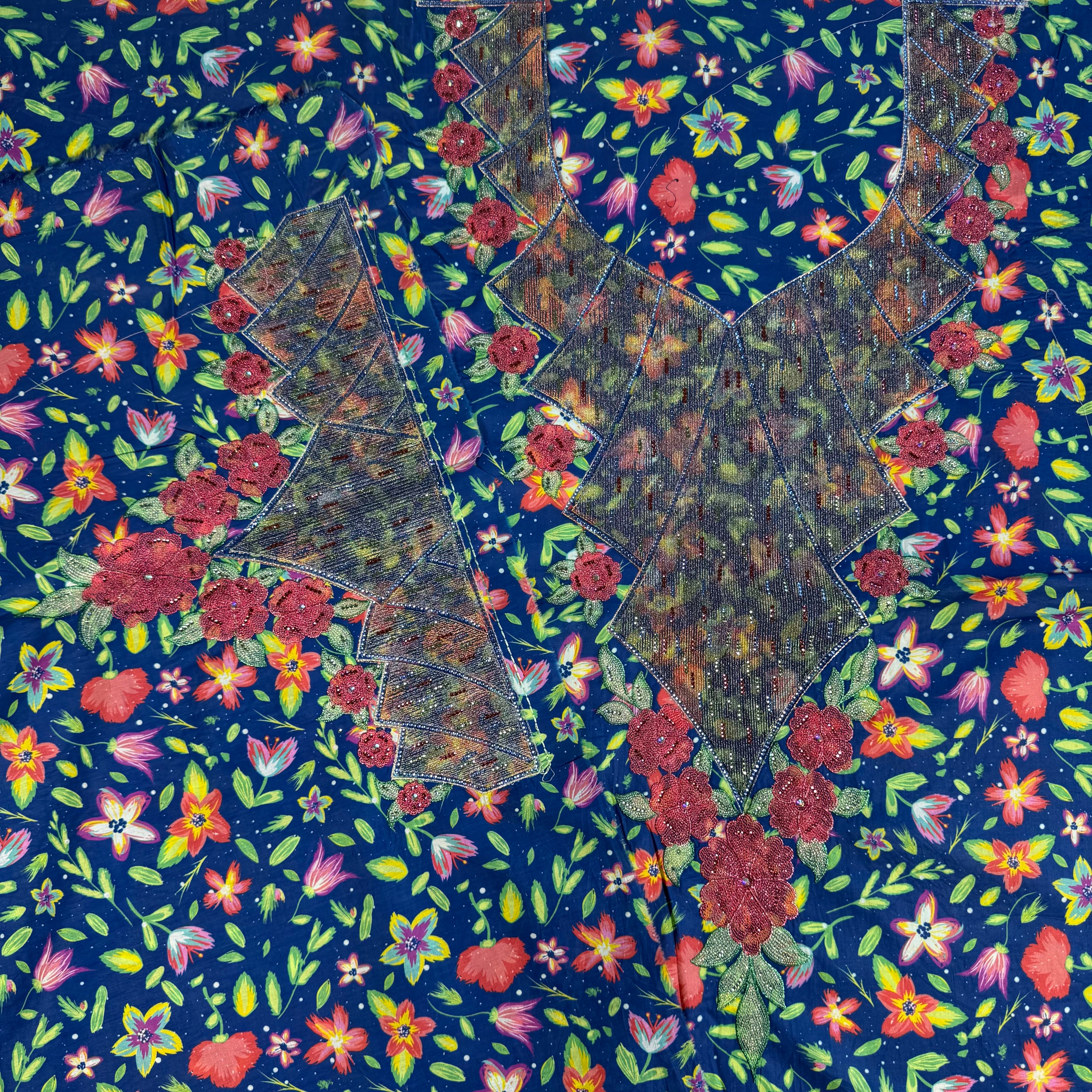 Laser-cut مخور with printed beaded design